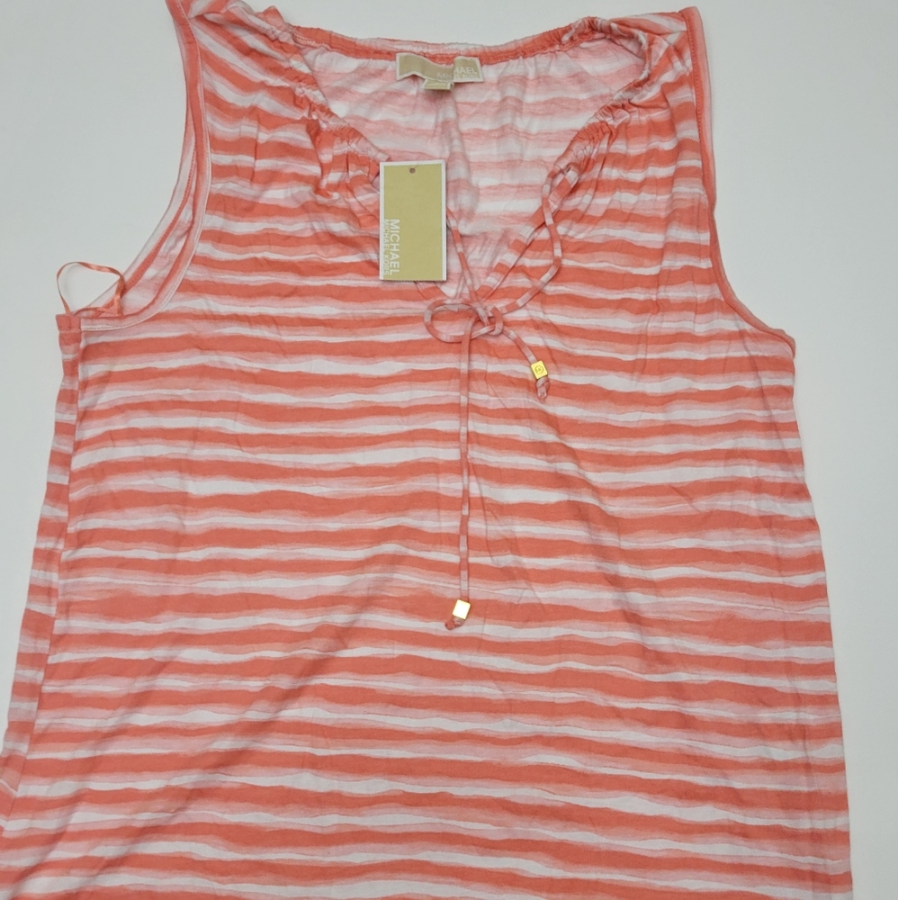 Michael Kors True Grapfruit Sleeveless Top